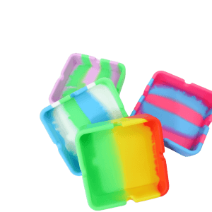 3.5 Inches Square Silicone Ashtray