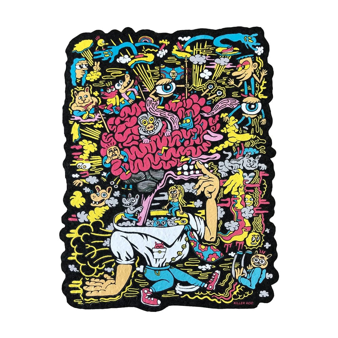 11" Dab Mats - Killer Acid Flip Ya Lid