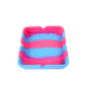3.5 Inches Square Silicone Ashtray - Style 2
