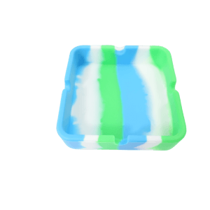 3.5 Inches Square Silicone Ashtray - Style4
