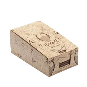 All in One Rolling Paper Kit w/ Grinder - Unbleached - Box of 20