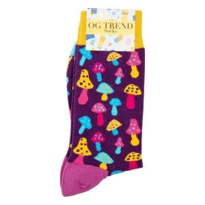 Colorful Mushroom Socks - One Size Fits All