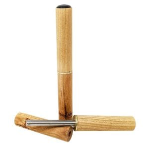 Honey Dabber II Cherry Wood Dab Straw - Original Titanium