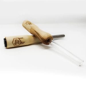 Honey Labs American Hardwood Mini Vapor Straw - 5" - Titanium