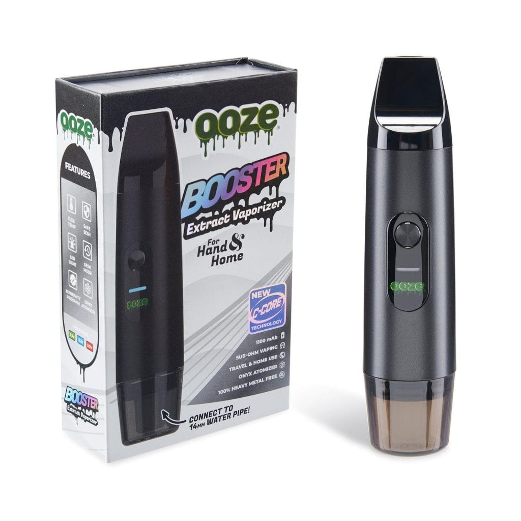 Ooze Booster Extract Vaporizer - C-Core 1100 mAh - Black