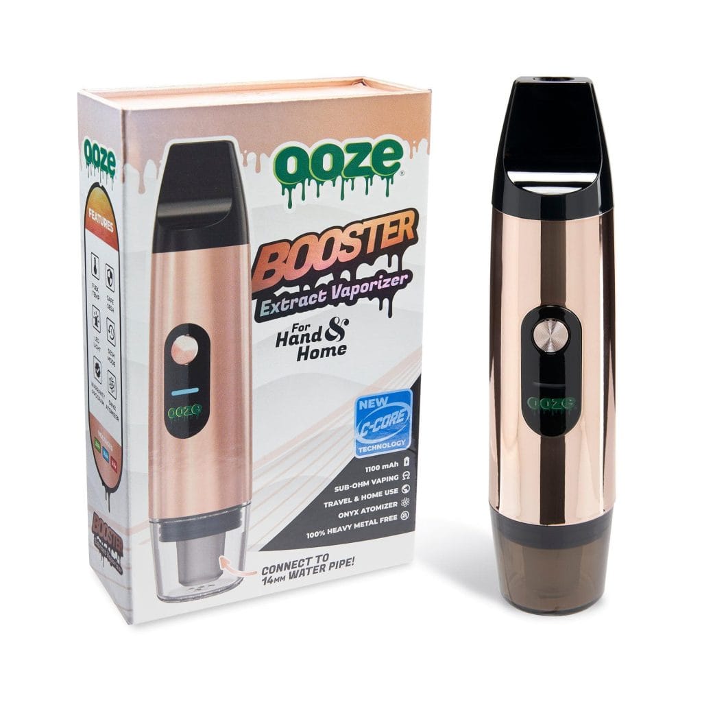 Ooze Booster Extract Vaporizer - C-Core 1100 mAh - Black Rose