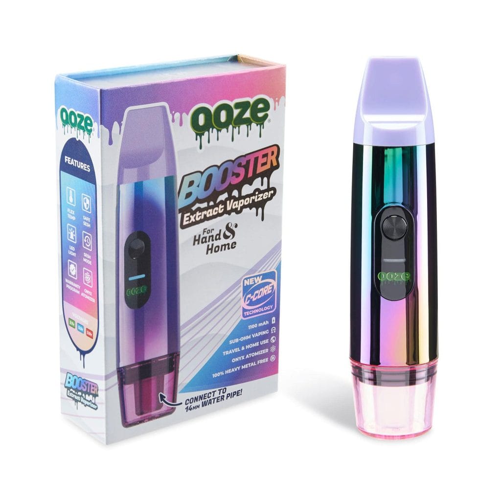 Ooze Booster Extract Vaporizer - C-Core 1100 mAh - Rainbow