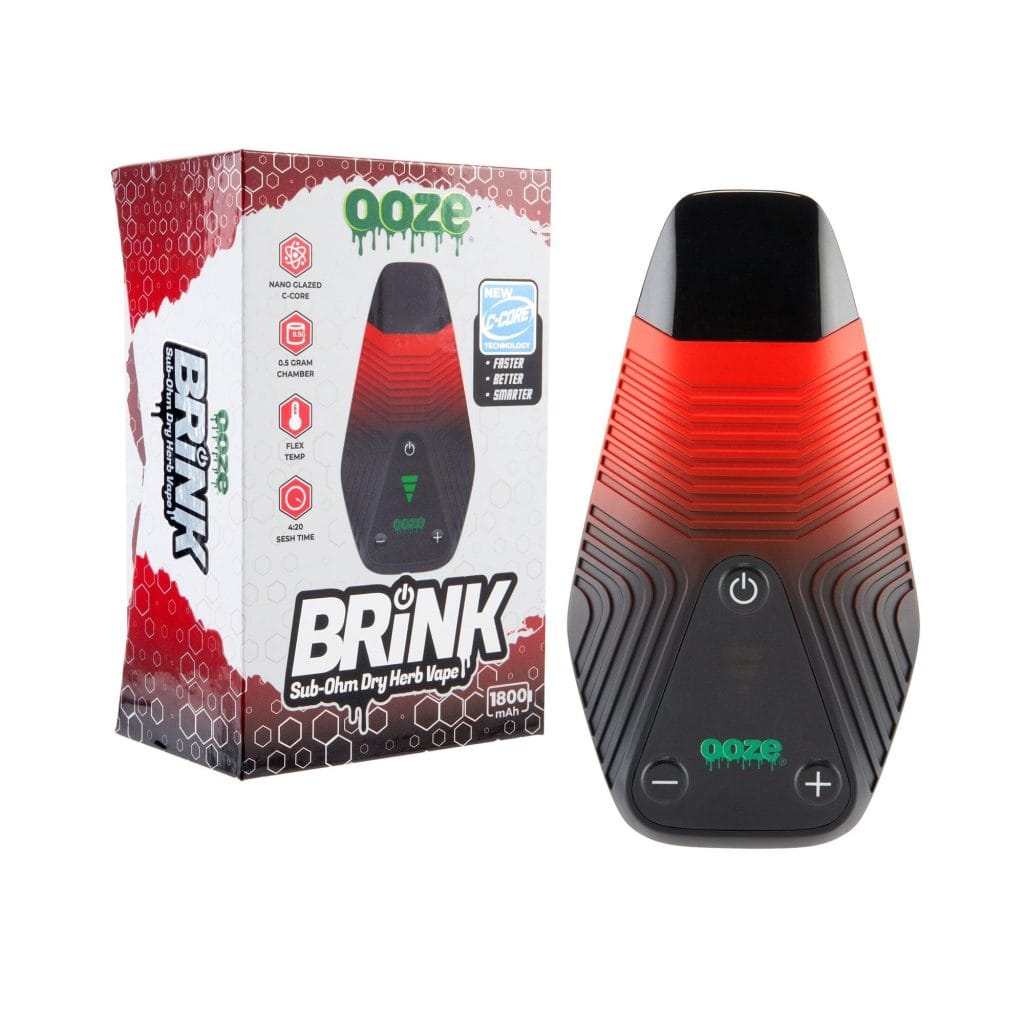 Ooze Brink Dry Herb Vaporizer - 1800 mAh C-Core - Midnight Sun
