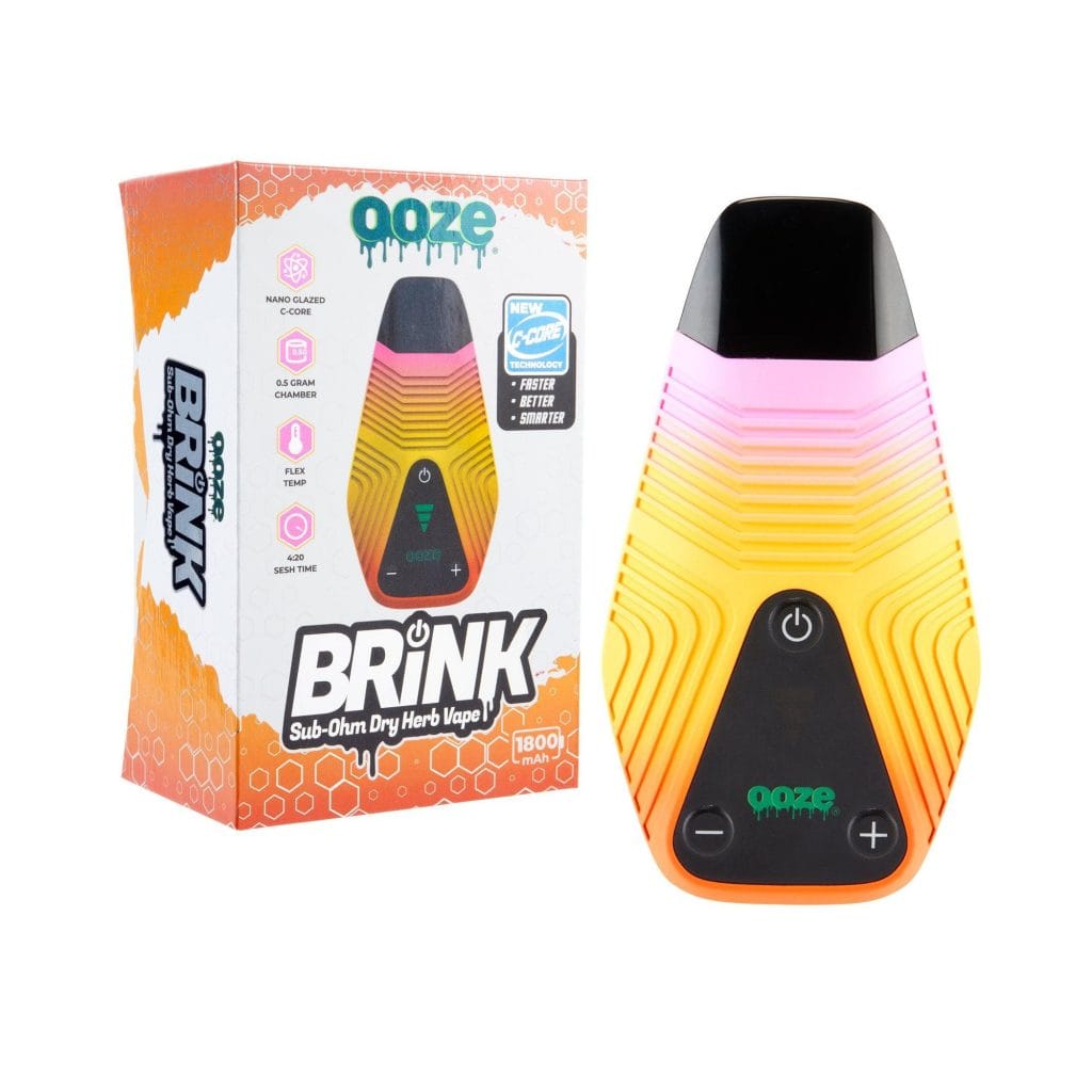 Ooze Brink Dry Herb Vaporizer - 1800 mAh C-Core - Sunshine