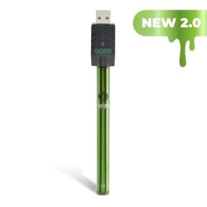 Ooze Twist Slim Pen 2.0 510 Thread Vaporizer Battery - Slime Green