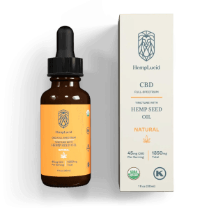 Organic Full-Spectrum CBD in Hemp Seed Oil - 1350mg