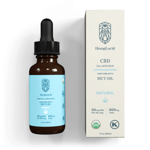Organic Full-Spectrum CBD in MCT Oil - Natural Flavor - Natural / 600mg