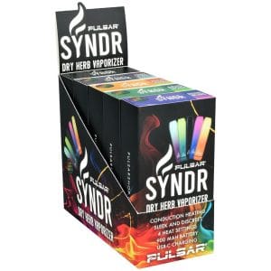 Syndr Dry Herb Vaporizer | 880mah - Assorted / 5pc Display