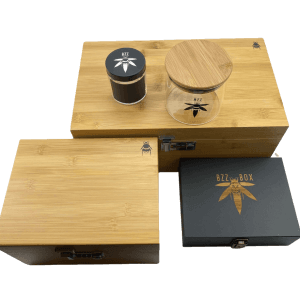 The Bzz Box Stash Box Collection - 3 Bzz Boxes - XL, Large, Small - With Engraving
