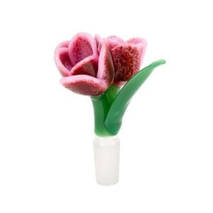 Empire Glassworks Tulip Bong Bowl | 14mm Male - Strawberry Cream