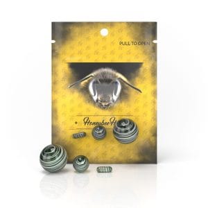 Honeybee Herb Dab Marble Set - GREEN