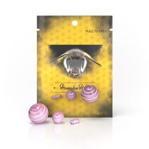 Honeybee Herb Dab Marble Set - PINK