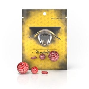 Honeybee Herb Dab Marble Set - RED