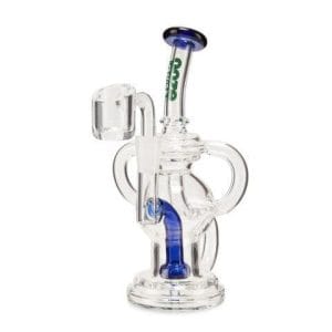 Ooze Swell Mini Recycler Dab Rig - Dark Blue