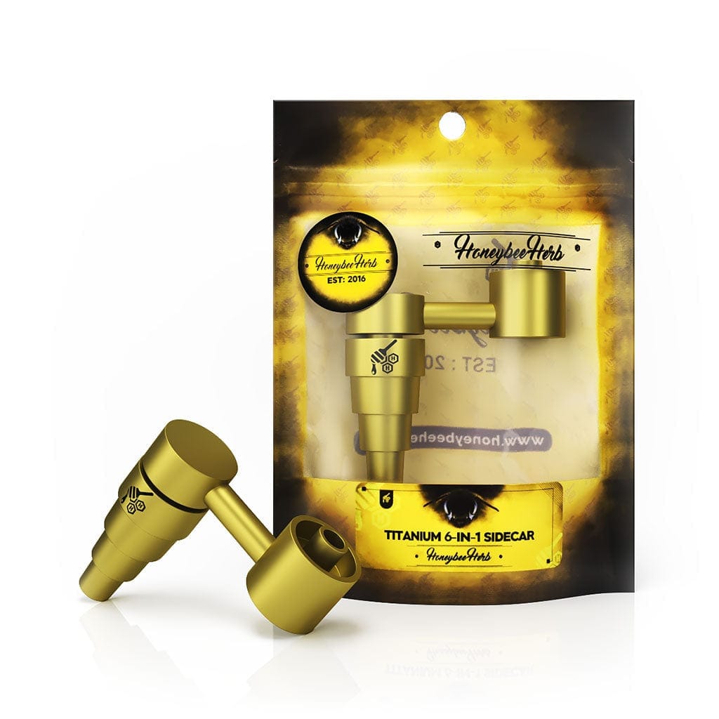 TItanium 6 in 1 Sidecar Dab Nail - Gold