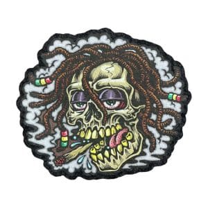 10" Dab Mats - Jimbo Phillips Rasta Skull