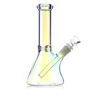 Electric Neon Beaker Bong - Rainbow