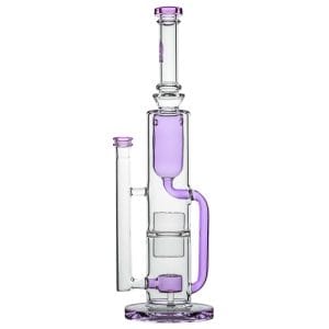 FLOWER KLEIN BONG - Purple / 14.5mm
