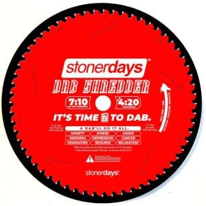 Stonerdays Round Dab Mats - Dab Shredder