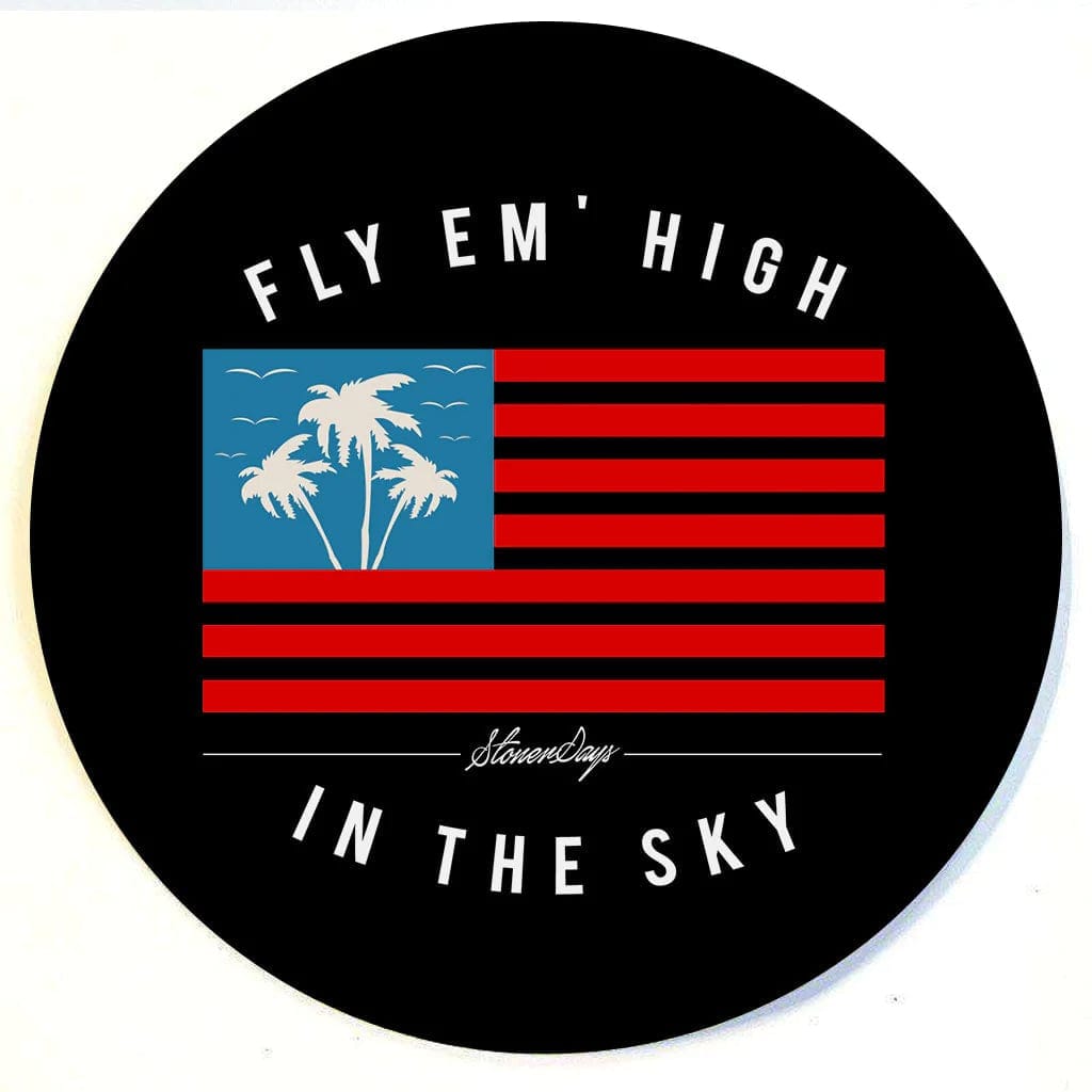 Stonerdays Round Dab Mats - Fly em High