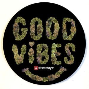 Stonerdays Round Dab Mats - Good Vibes