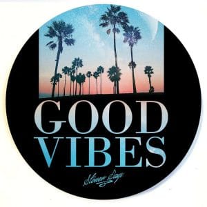 Stonerdays Round Dab Mats - Good Vibes Throwback