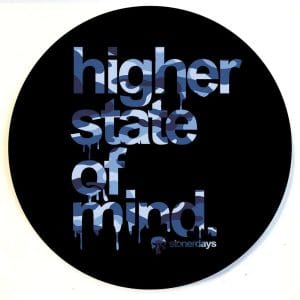 Stonerdays Round Dab Mats - HSOM Camo Blue