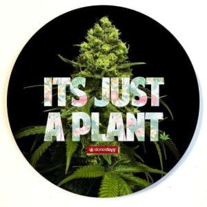 Stonerdays Round Dab Mats - It's Just a Plant