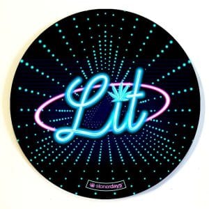 Stonerdays Round Dab Mats - Lit
