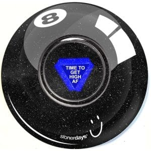 Stonerdays Round Dab Mats - Magic 8 Ball