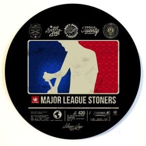 Stonerdays Round Dab Mats - Major League Stoner