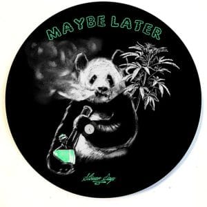 Stonerdays Round Dab Mats - Maybe Later Panda