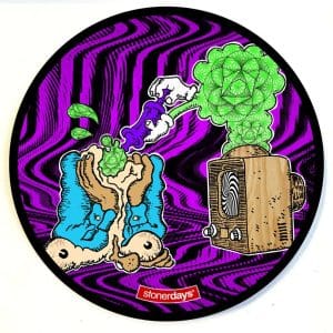 Stonerdays Round Dab Mats - Mind Control