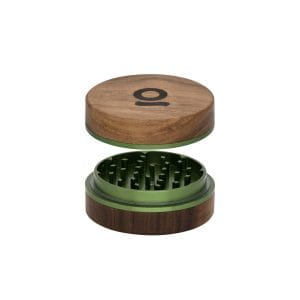 3 Inch, 2-Piece Walnut Grinder - Green