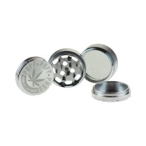 3 Stage 40mm Aluminum Grinder - Silver