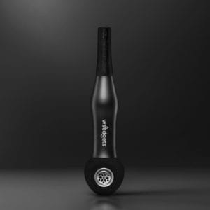 MAZE Pipe - Patented smoke cooling & smoke filtering pot pipe - Black