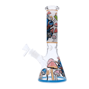 Mushroom Design Water Pipe - 10 in.
