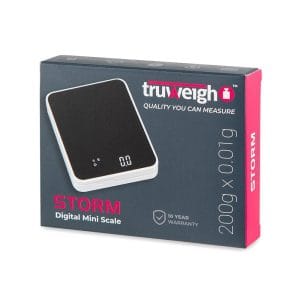 Truweigh Storm Mini Scale 200G X 0.01G - White / 200G X 0.01G