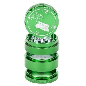 Up In Smoke 50mm 4-Piece Grinder - Green
