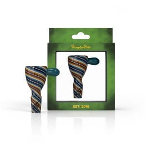 WIG WAG STRIPPED BONG BOWL PIECE - Male / 14mm / Rainbow