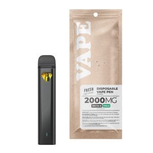 2000mg THCA, D8 Vape Pen - White Buffalo - Sativa - 2ml - Fresh (2,000mg)