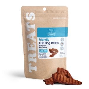 CBD Dog Treats - Beef Chew - 500mg - MediPets