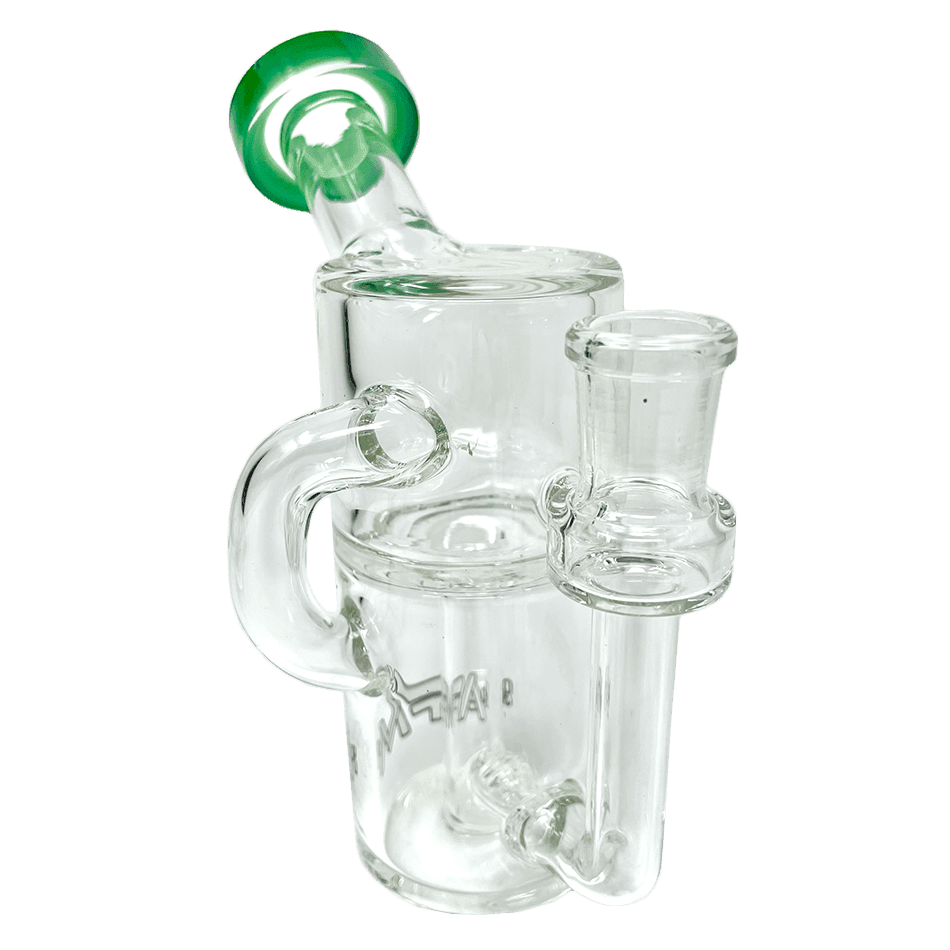 5.5" Power Can Clear Glass Recycler Mini Dab Rig