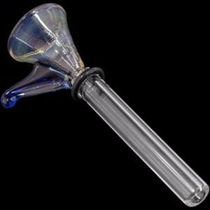 9mm Funnel Slide Bowl with Handle for Pull-Stem Bongs - Blue