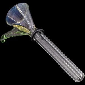 9mm Funnel Slide Bowl with Handle for Pull-Stem Bongs - Green